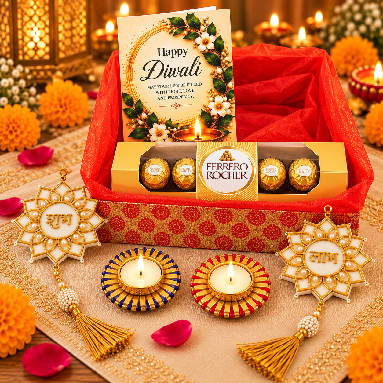 Traditional Ferrero Rocher Hamsa Hand Gift Hamper
