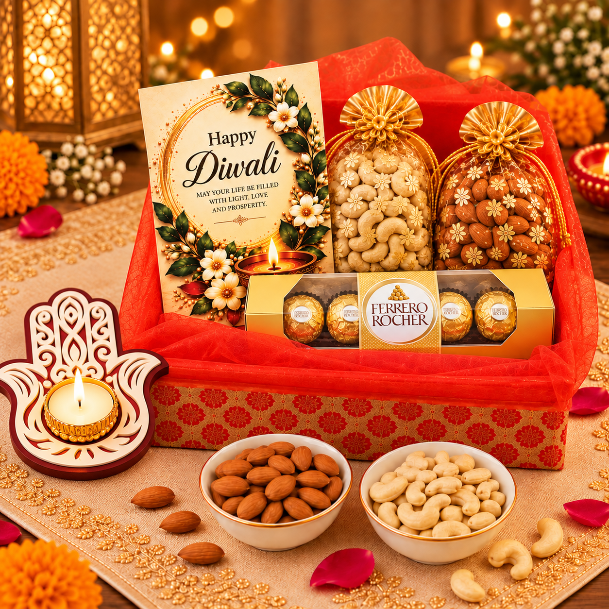 Hamsa Hand Ferrero Rocher Gift Hamper