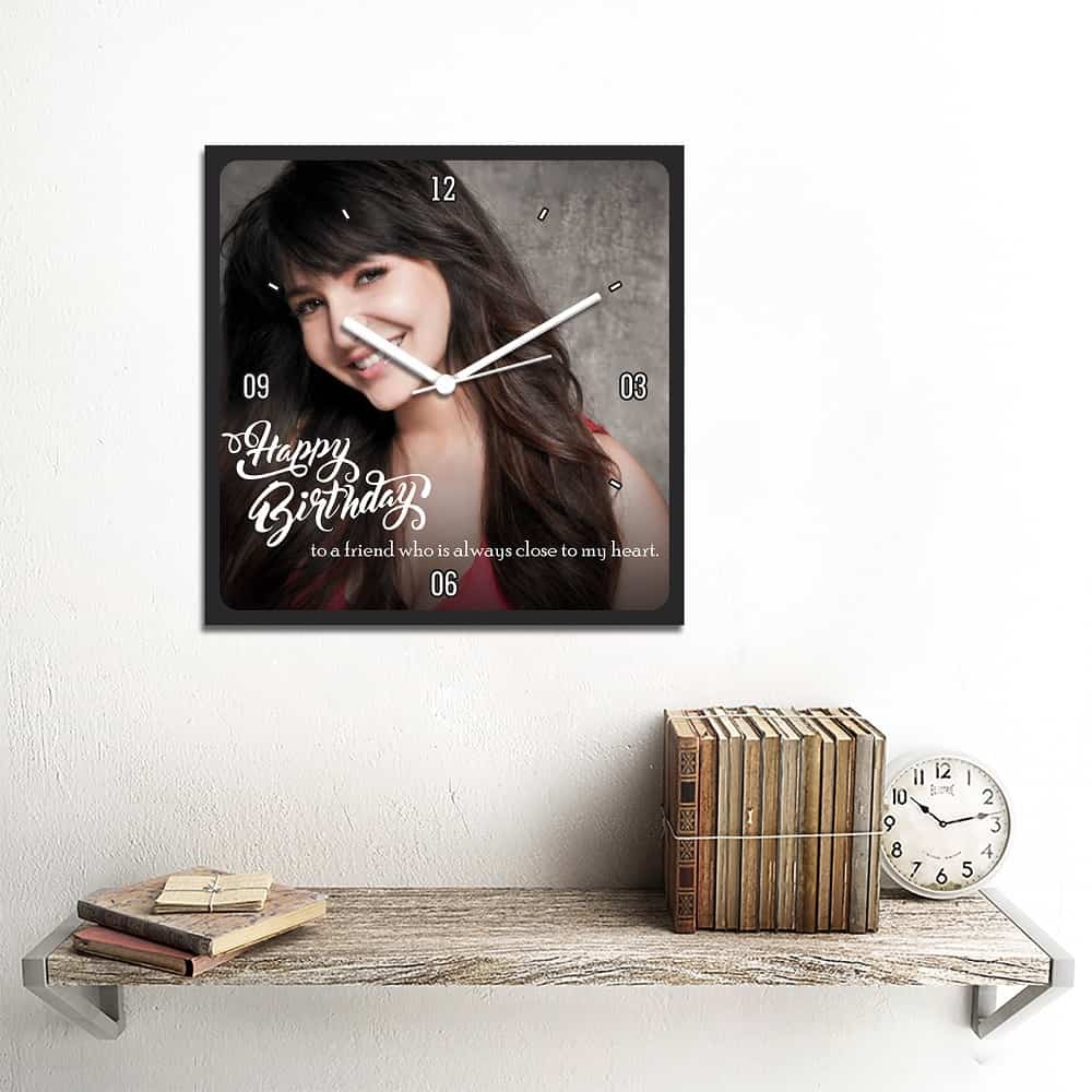 Personalized/Customized Square Shape Wall Clock