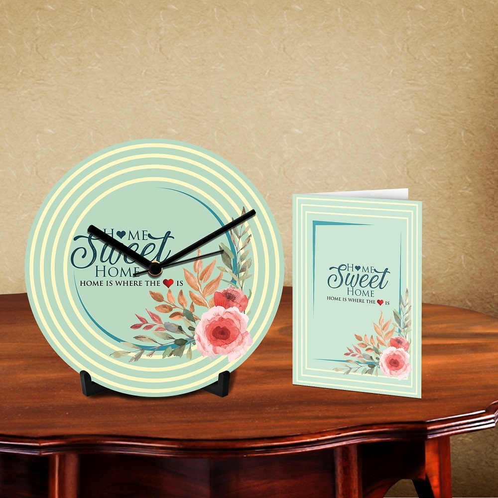 Sweet Home Desk Clock