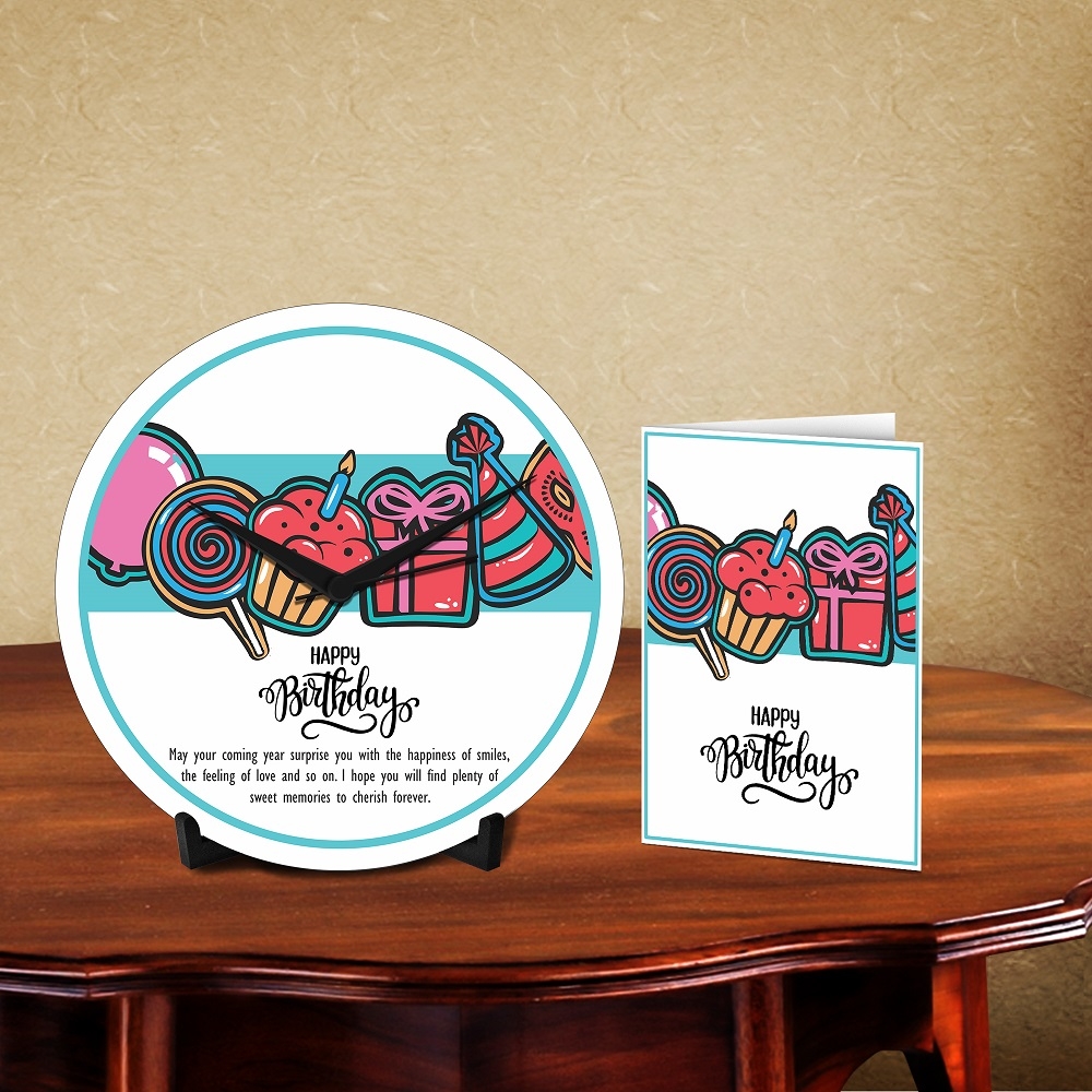 Birthday Memories Desk Clock
