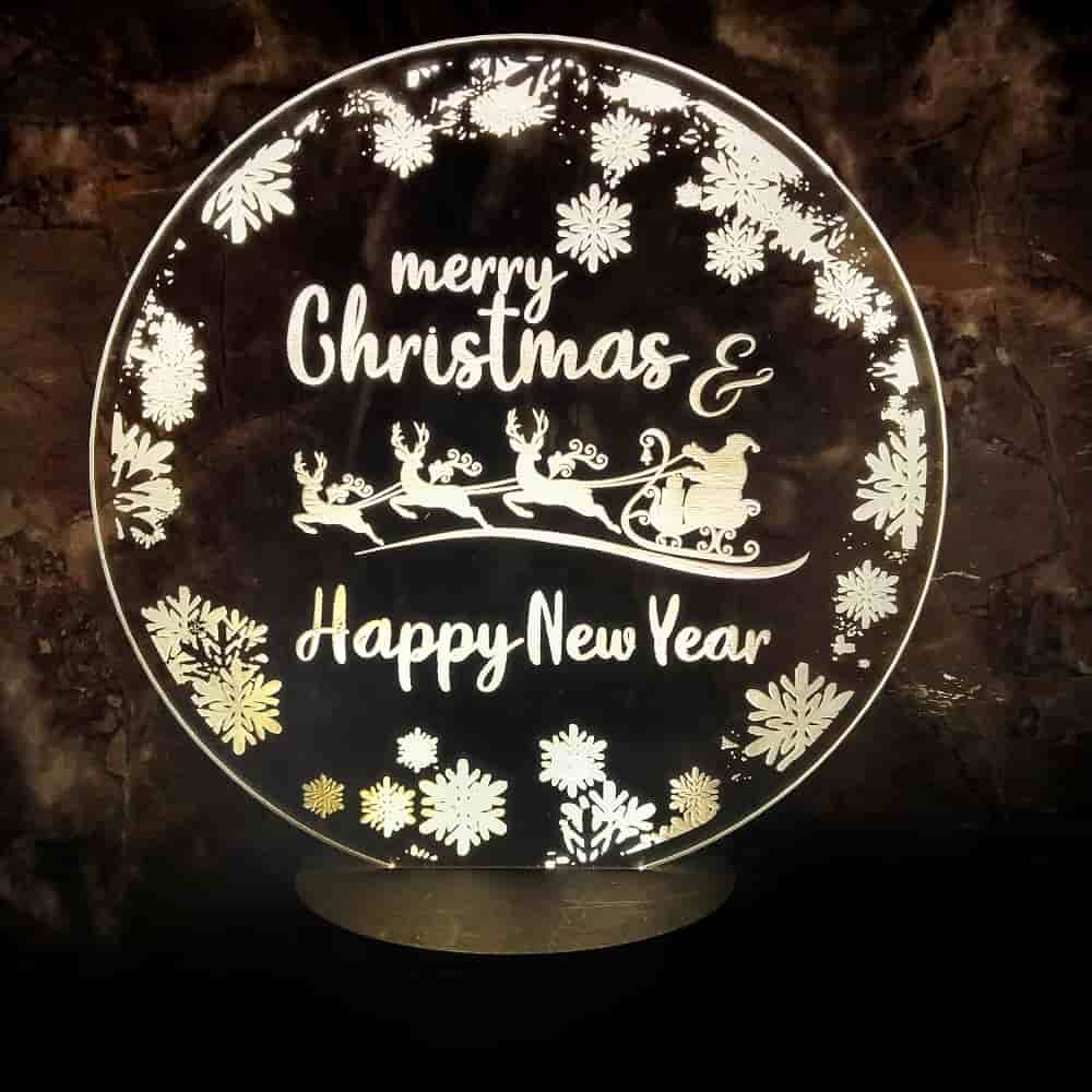 3D LED Christmas Reindeer Lamp