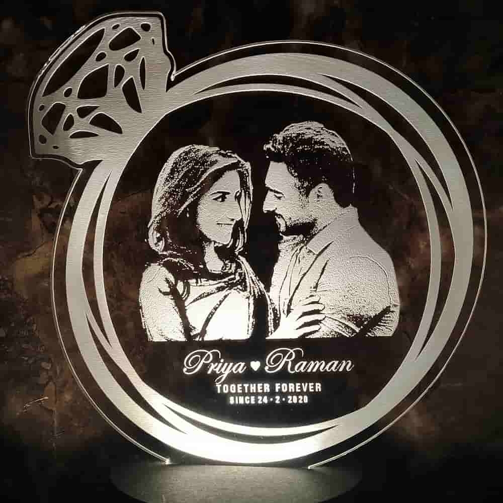 3D LED Personalized Together Forever Name Lamp