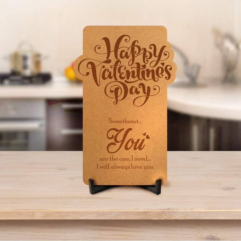 Valentine Engraved Photo Frame