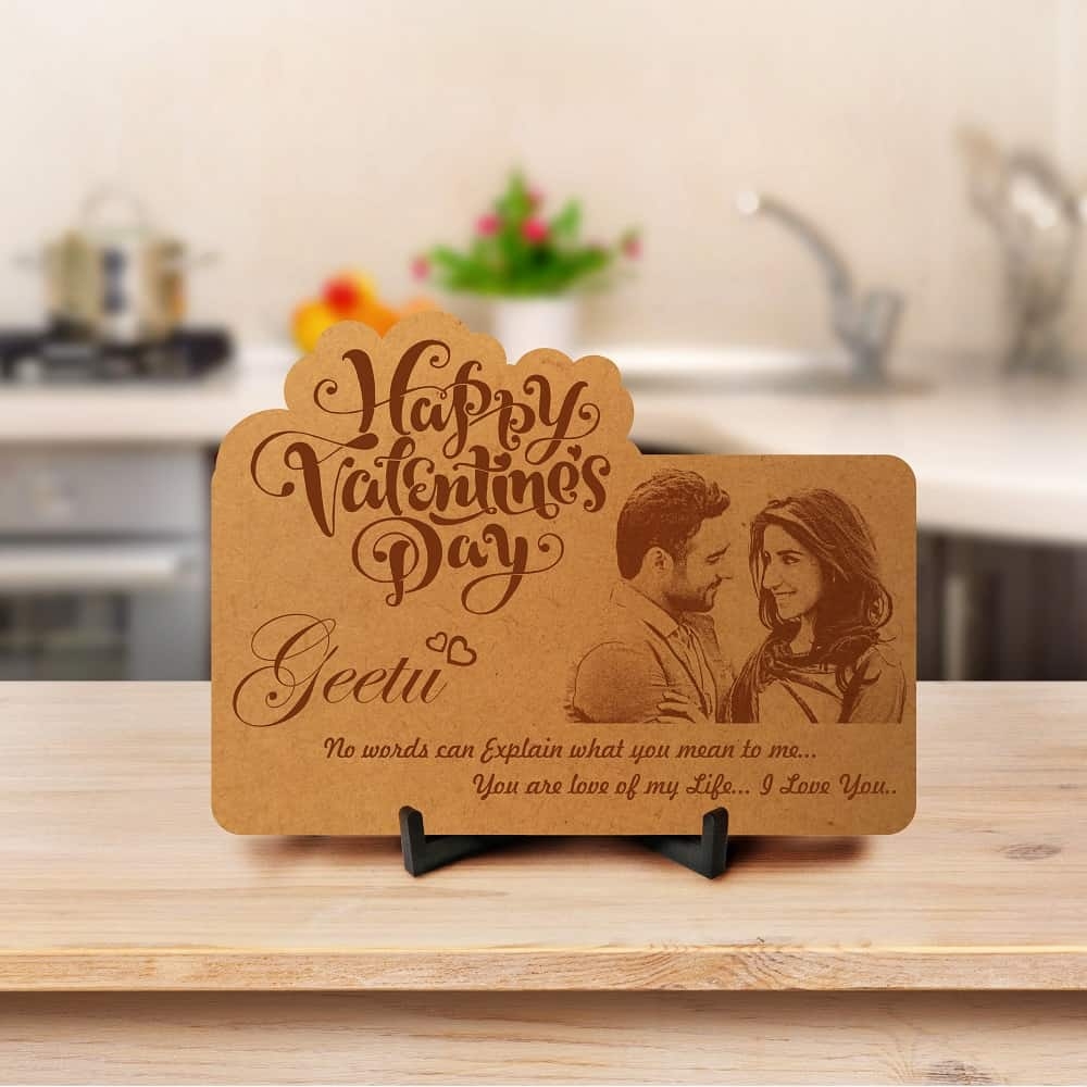 Personalized Valentines Engraved Photo Frame 2
