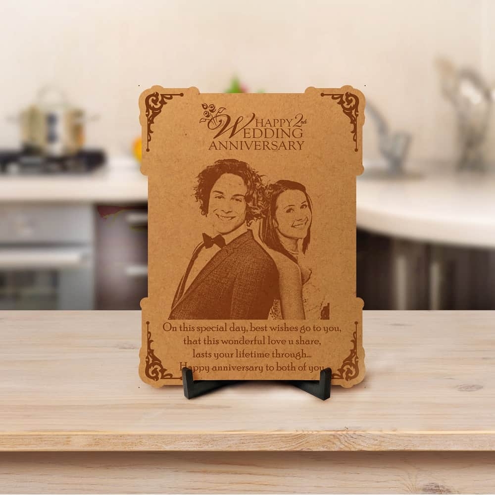 Personalized Anniversary Engraved Photo Frame 1