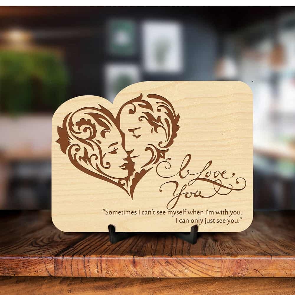 Love You Engraved Photo Frame