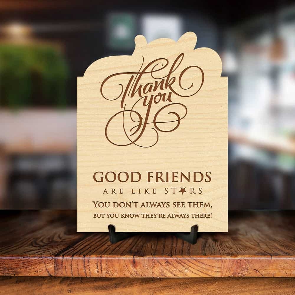 Self Cut Goof Friends Engraved Photo Frame