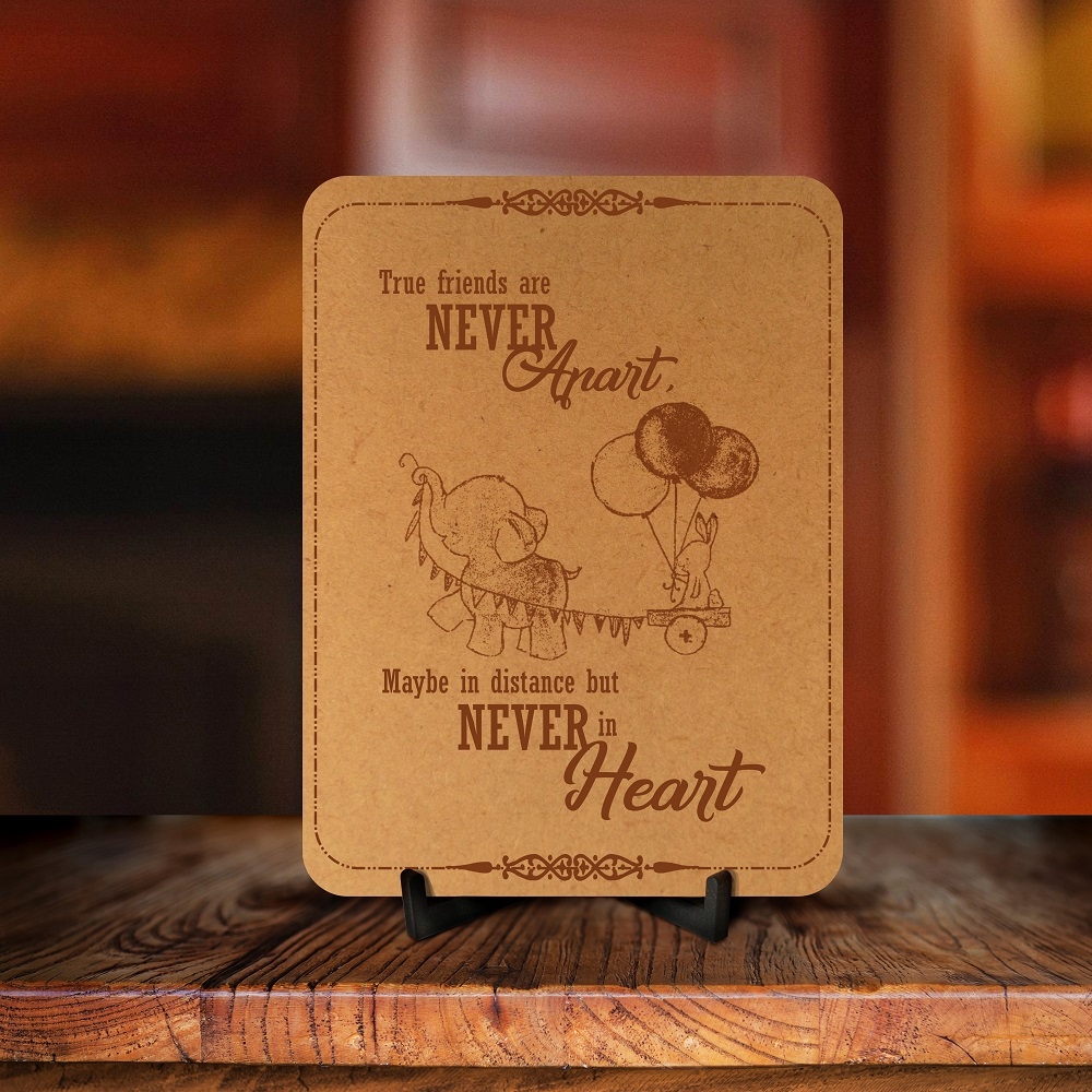 Friends Never Apart Engraved Photo Frame