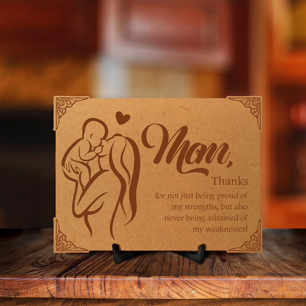 Thank You Mom Engraved Photo Frame