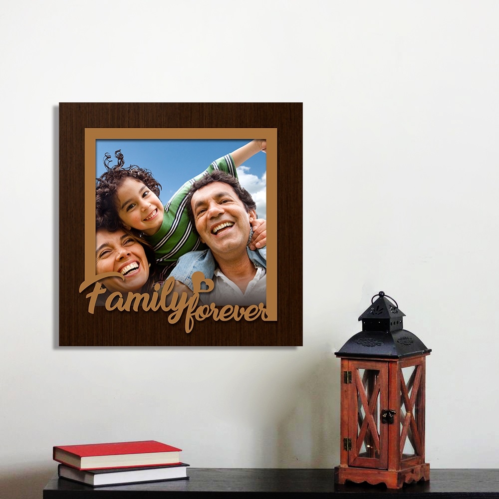 Personalized Family Forever Wall Photo Frame Style 1