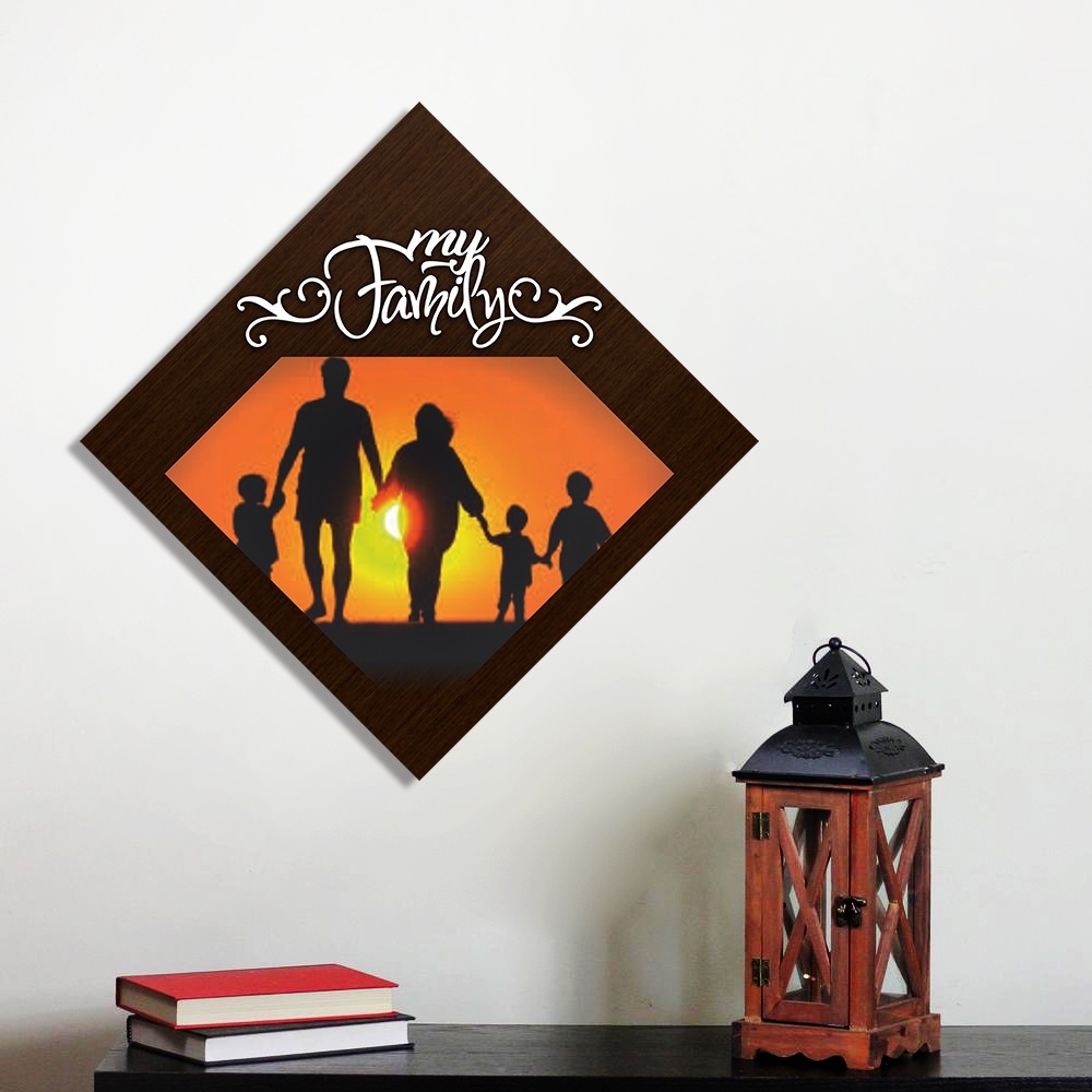 Personalized My Family Wall Photo Frame Style 7