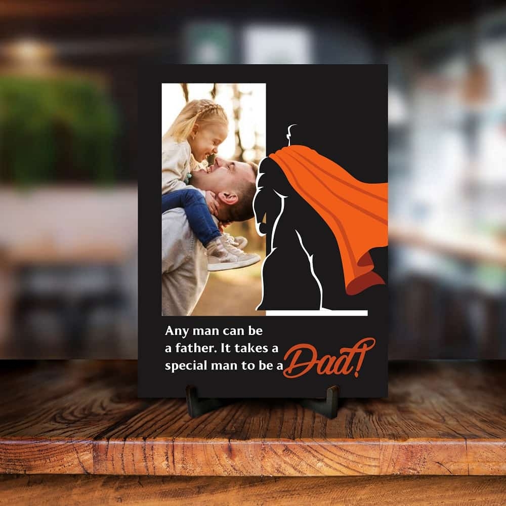 Personalized Special Dad Printed Photo Frame