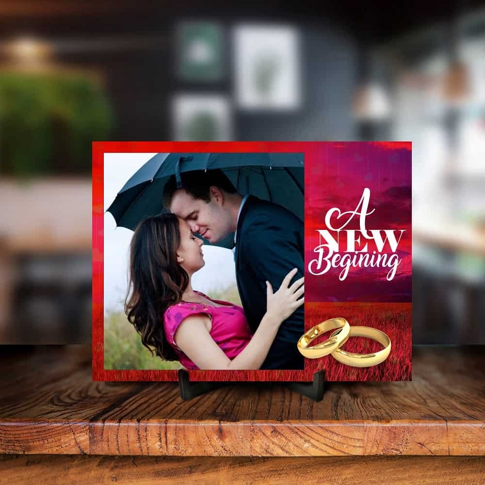 Personalized New Beginning Printed Photo Frame