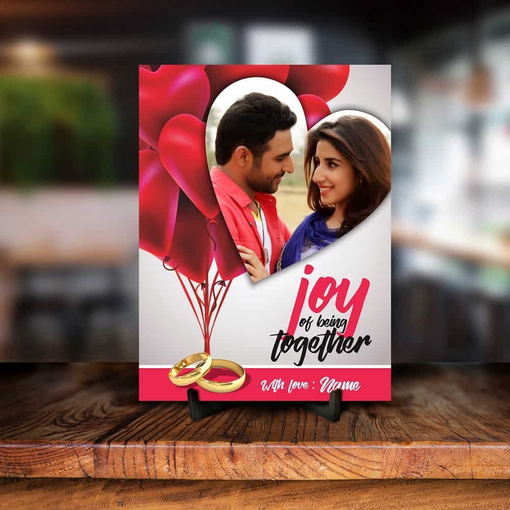 Personalized Joy Of Being Printed Photo Frame