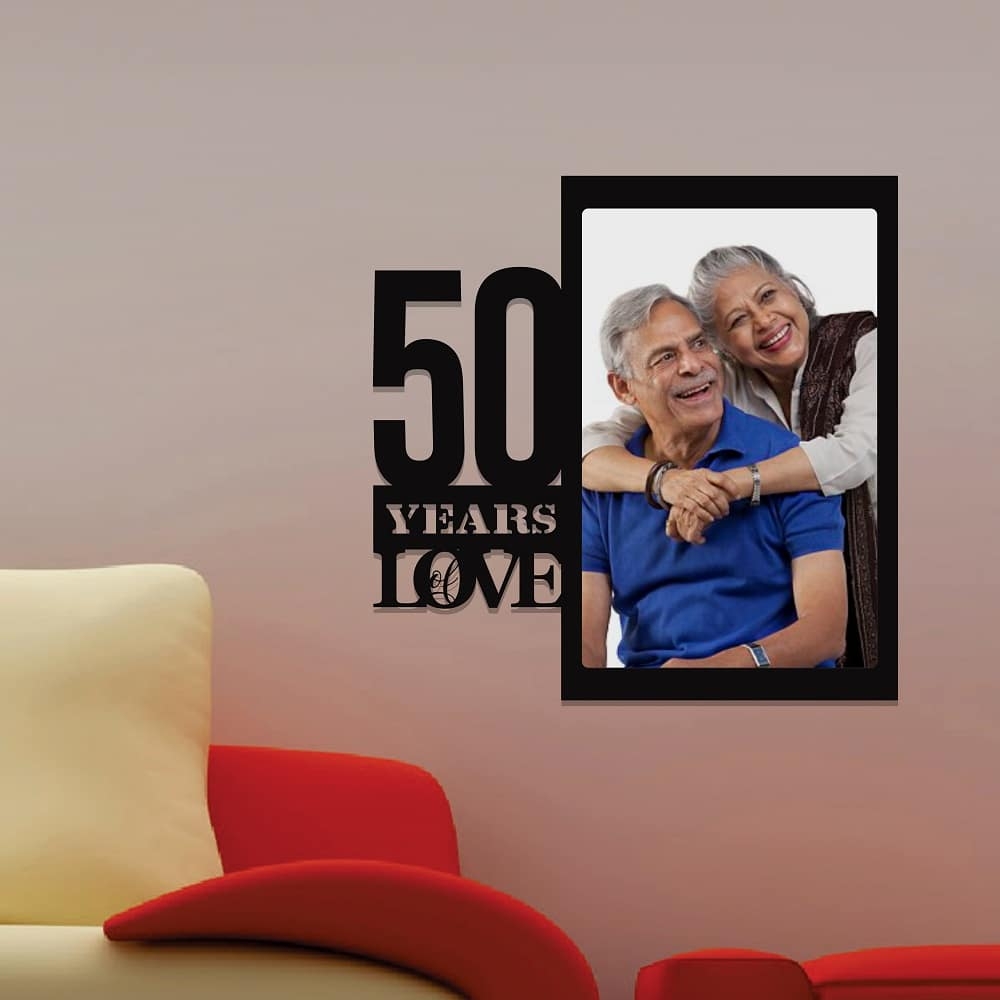 Personalized 50 Years Anniversary Printed Photo Frame