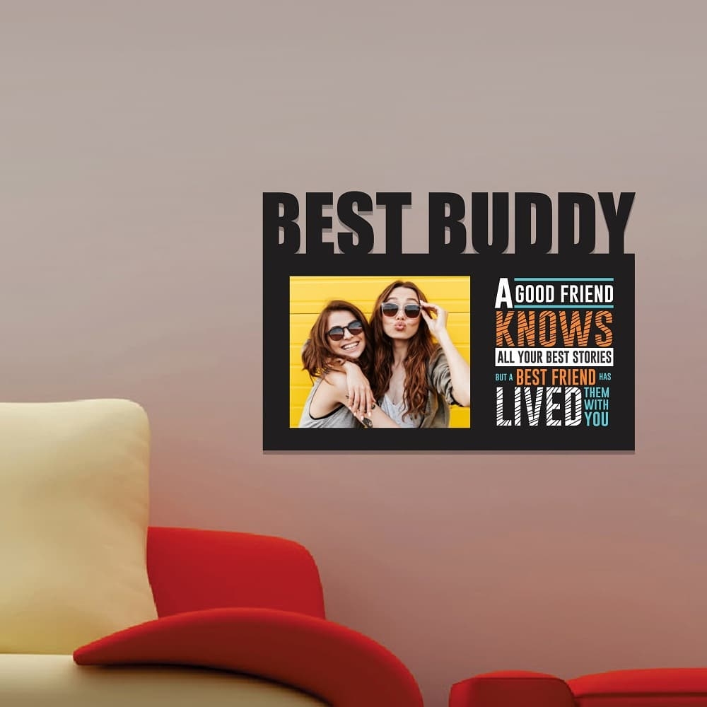Personalized Best Buddy Printed Photo Frame