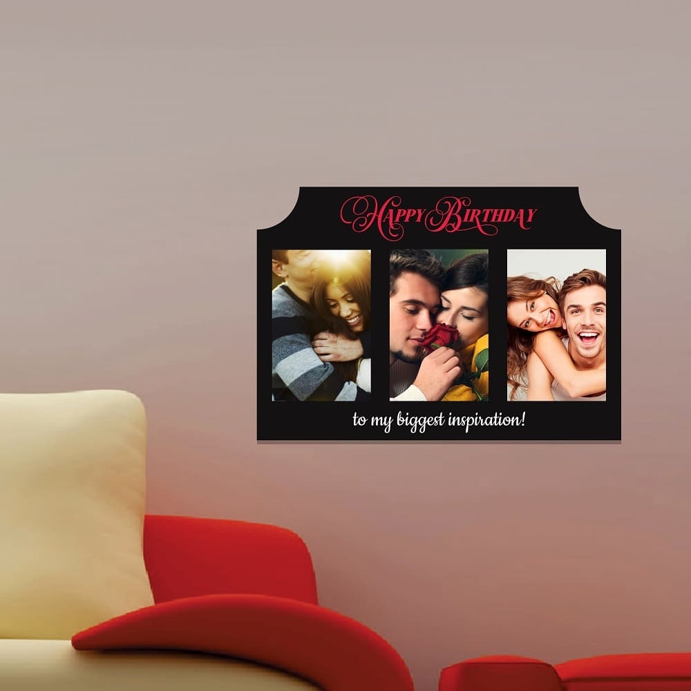 Personalized Birthday Printed Photo Frame Style 1