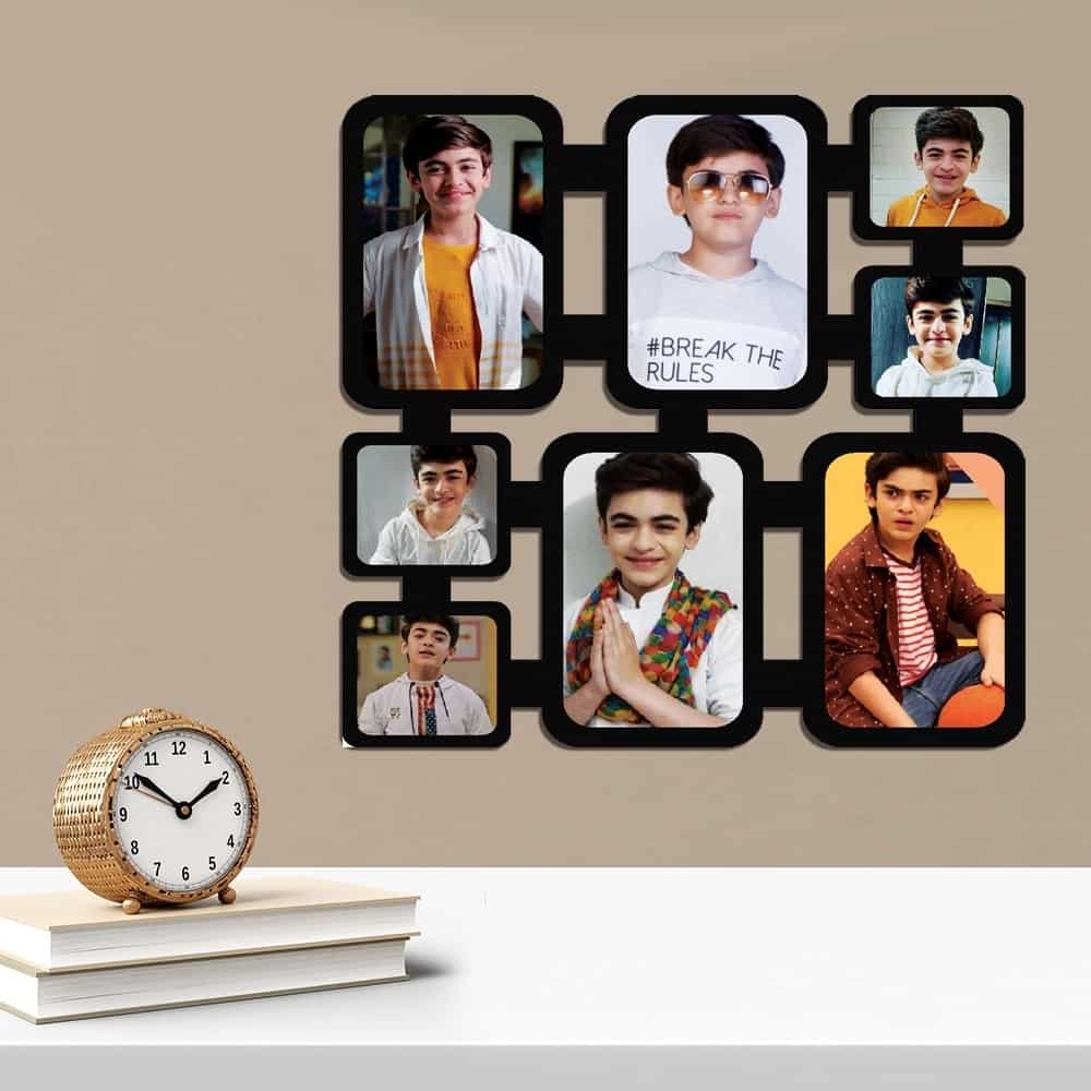 Personalized 8 Photo Multi Pic Wall Photo Frame
