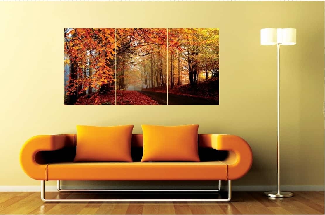 Nature 2 Set of 3 Self Adhseive Wall Panels