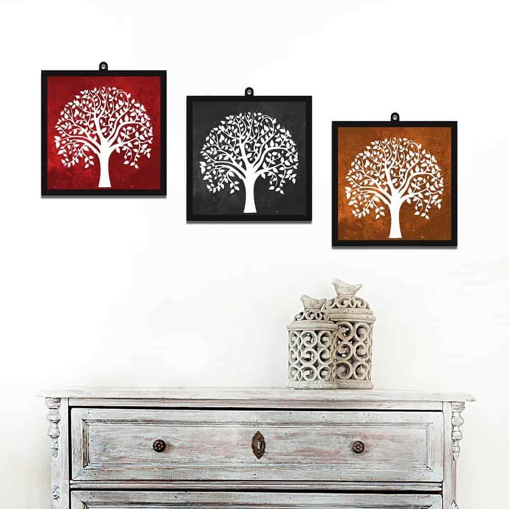 Speaking Tree Set Of 3 Wall Art Panels