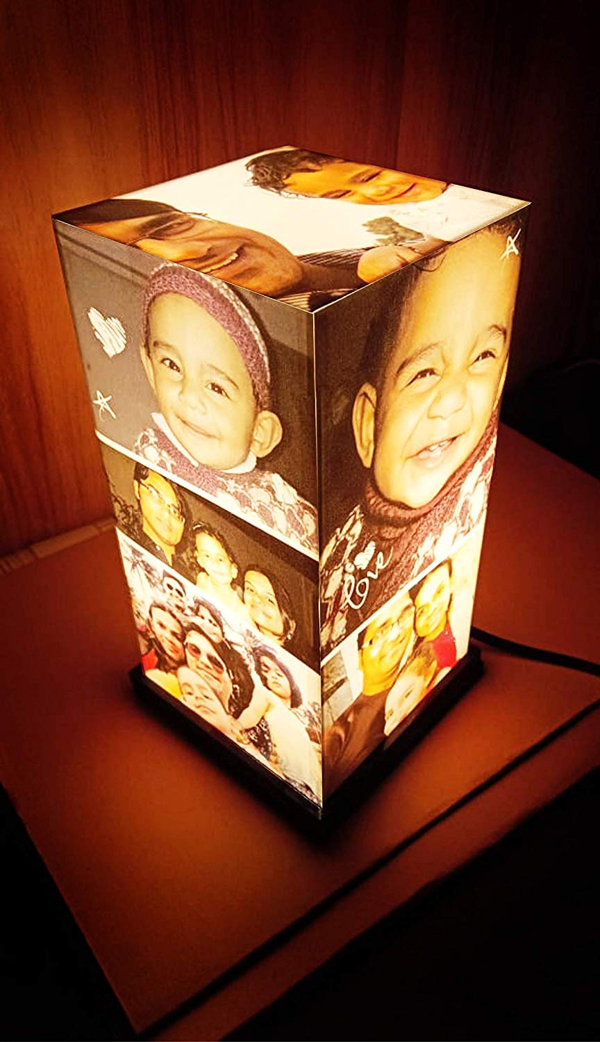 Personalized Anniversary/Birthday Acrylic Tower Lamp
